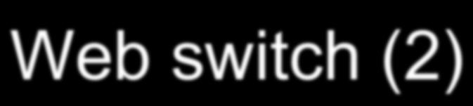 applicativo (SO generalpurpose) Valeria Cardellini - SDCC 2015/16 15 Web switch (2) Distribuzione delle richieste a granularità fine A livello di pacchetto TCP o richiesta HTTP Due architetture