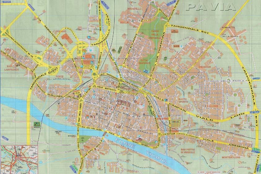 Mappa della Città di Pavia Monitoraggio della Qualità