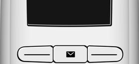 Conoscere il telefono Tasto di navigazione In seguito sarà marcato di nero il lato da premere del tasto di navigazione (su, giù, destra, sinistra), nelle varie situazioni di utilizzo, per es.