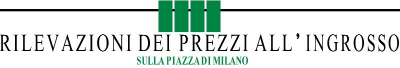 Camera di Commercio di Milano, www.piuprezzi.it 1 430 metalli ferrosi rilevazione bimensile 10 giugno 2016 DA 