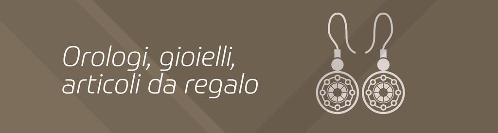 Orologi, gioielli ed articoli da regalo R.G.E. 1430/2017 N.