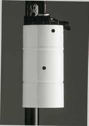 TUBI h 5cm CON FORO PER SERRANDA CLASSIC PORCELLANATI IN BIANCO, MARRONE E NERO OPACO Classic white, brown and matt black vitreous enamelled drilled pipes for flue dampers (h= 5 cm) Tubes Classic