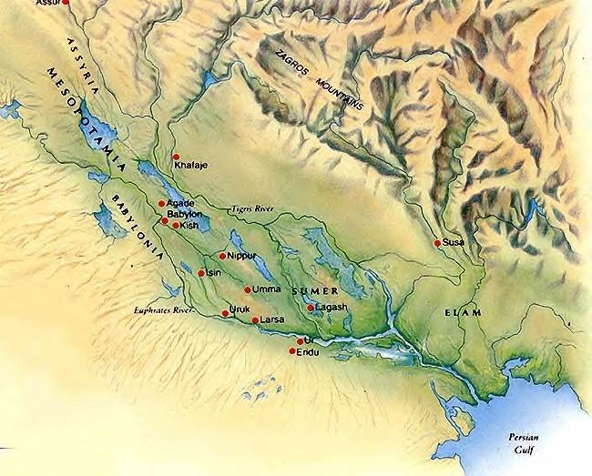 LE CIVILTA' DELLA MESOPOTAMIA I SUMERI, I BABILONESI, GLI ASSIRI sono vissuti circa 6.