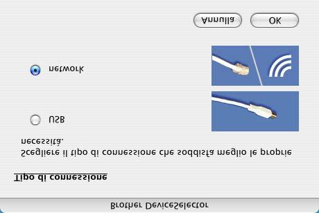 Per utenti NC-2200w opzionale (Per utenti server esterno stampa/scansione senza fili) Per utenti Mac OS X 10.2.4 o superiore Verificare di aver completato le istruzioni del punto 1 Predisposizione dell apparecchio riportate alle pagine 4-6.