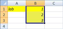 contenente il formato che si desidera copiare selezionare lo strumento Copia Formato selezionare (nel modo