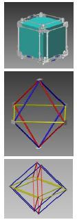 CUBO uso della ridondanza (N 3); sfruttare le simmetrie dei poliedri regolari OTTAEDRO