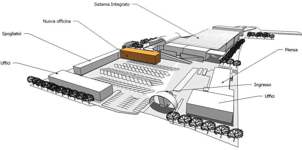 ROMA CAPITALE - MUICIPIO III (ex IV) DEMOLIZIOE-RICOSTRUZIOE UOVA OFFICIA Stabilimento AMA - Via Salaria, 981 DIREZIOE IDUSTRIALE - SILF -STAFF OPERE CIVILI E IMPIATI UFFICIO PROGETTAZIOE UOVE