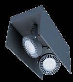 Qub LED double lamp adjustable spot light z.