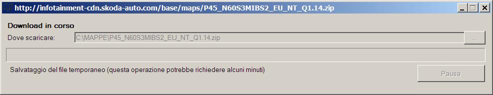 Procedura di aggiornamento: 1. rimuovere la scheda SD Skoda dal suo alloggiamento dal cassetto porta oggetti, prima premendola e poi sfilandola 2.