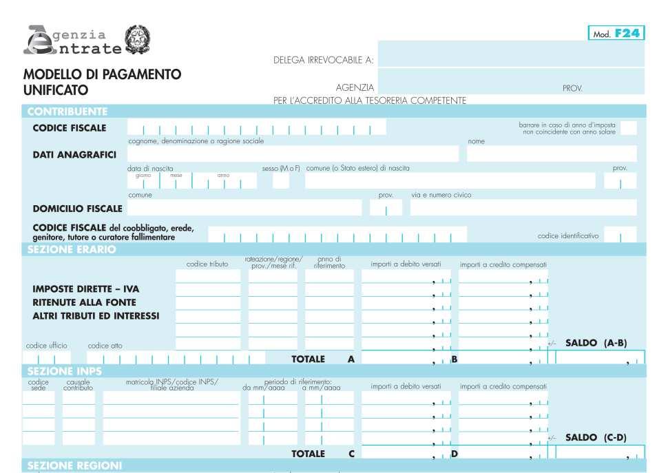 Modalità del pagamento delle imposte dirette Il