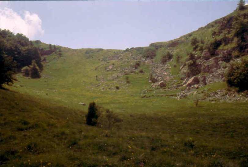 LA PIETRA-FITTA DELLA DOLINA DI SAN LORENZO (IM) E L OMONIMA CAPPELLA: ASPETTI ARCHEOASTRONOMICI Mario Codebò, Henry De Santis 1) La dolina di San Lorenzo 1.