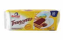 merende trancetto al cacao o snack latte BALCONI 280 g - 3,54 /kg 6 2,19 0,99