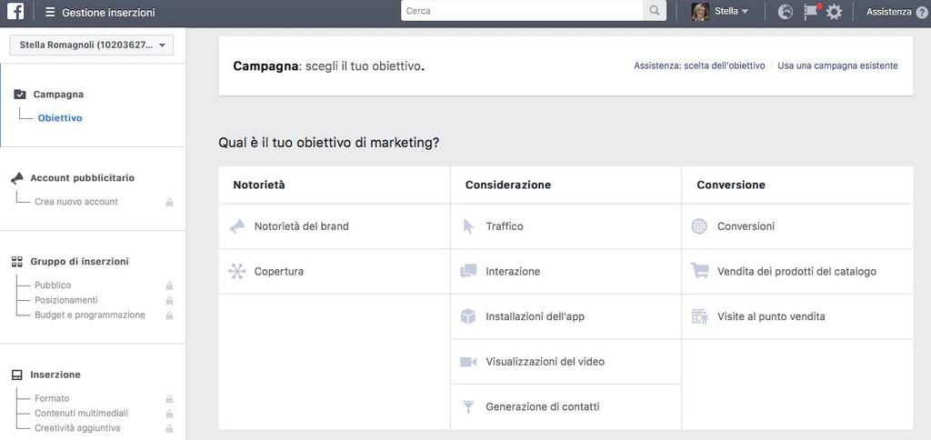 Account Facebook business Occorre avere l account di una pagina Facebook Facebook.