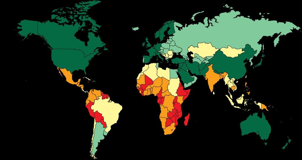 CCU - Epidemiologia Nord America 14,500 nuovi casi 6,000 decessi Europa 60,000 nuovi casi 30,000 decessi Asia 266,000 nuovi casi 143,000 decessi America Latina 72,000 nuovi casi 33,000 decessi Africa