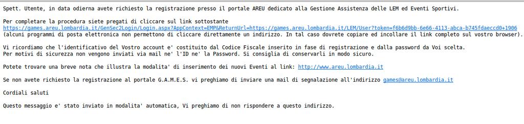 Subito dopo la registrazione, è essenziale spuntare l autorizzazione al trattamento dei dati personali. Si ricorda di conservare la password prescelta.