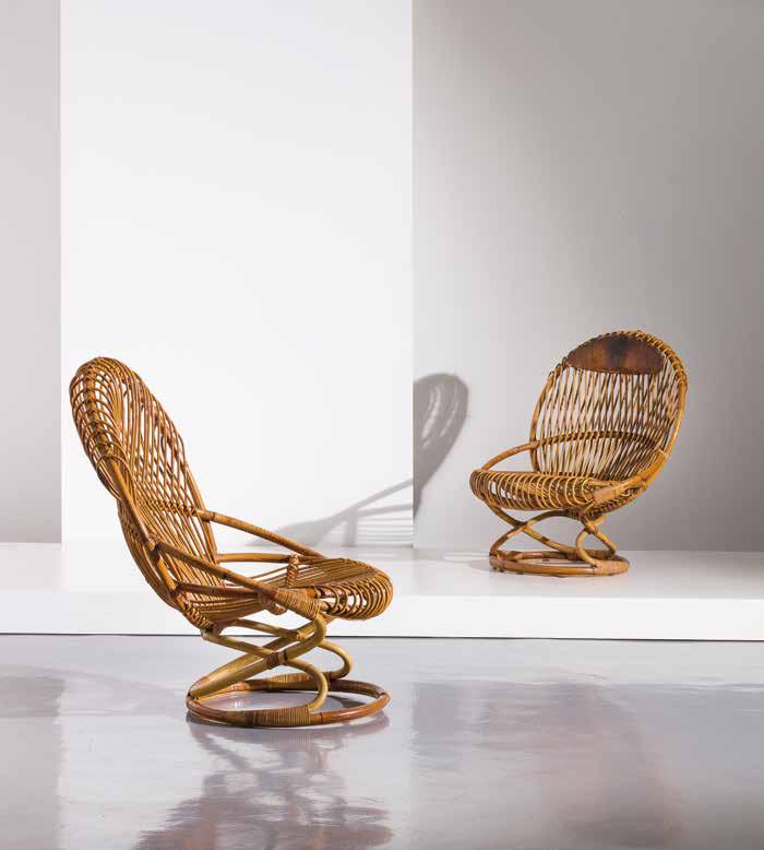 de Guttry, Il mobile italiano degli anni 40-50, Bari 1992, p.106 A PAIR OF ARMCHAIRS BY T.