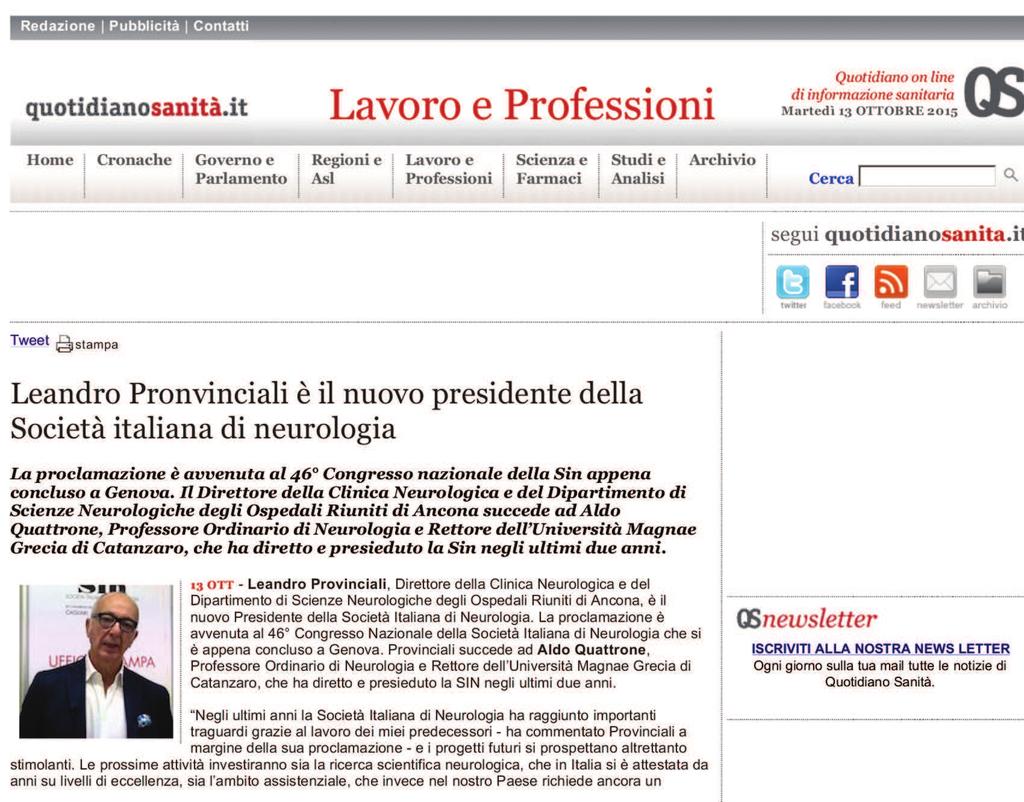 Articolo pubblicato sul sito quotidianosanita.it quotidianosanita.it Più : www.alexa.com/siteinfo/quotidianosanita.