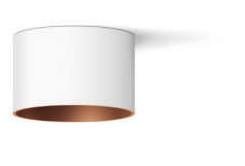 LED con temperatura di colore 3000 K B C A Colore interno alluminio opaco Codice.2 Colore interno ottone opaco Codice.4 Colore interno rame opaco Codice.