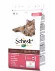 esigenze, sacco 2 kg 17,90 (8,95 /kg) Schesir Alimento Secco, vari gusti, sacco 400 g Una crocchetta pensata e formulata per soddisfare i bisogni nutrizionali del gatto con ingredienti di elevata