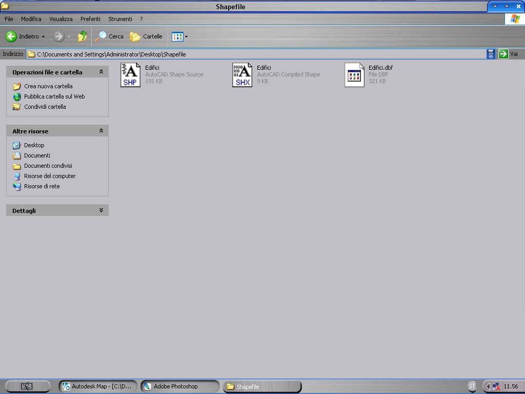 Aprite ora il programma ARCMAP di ArcGis.