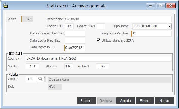 Anagrafiche di Base Comuni e uffici Stati esteri 1.