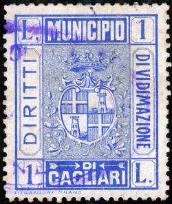 10 celeste Urgenza su 1947/< Carta bianca, liscia.  nero.