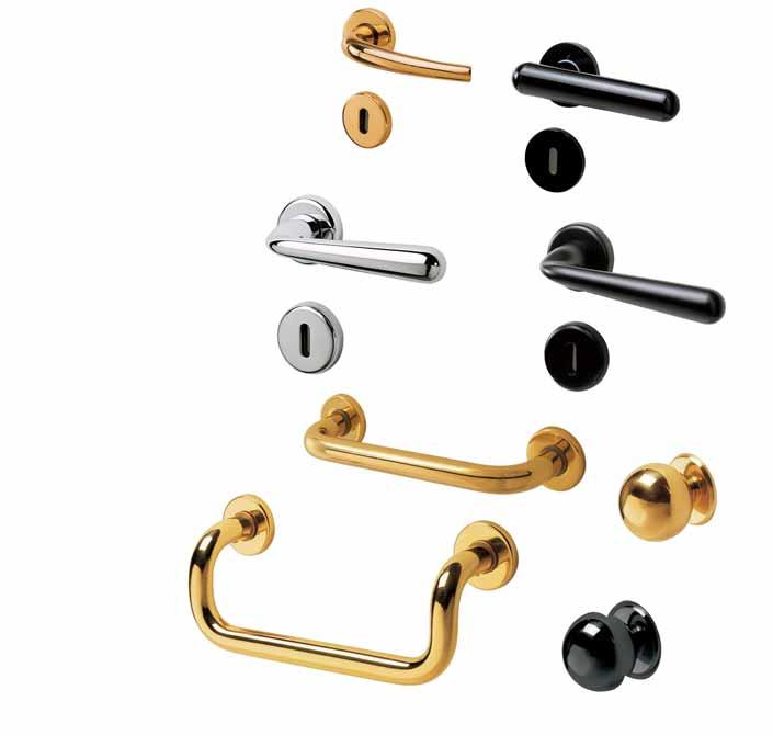 ACCESSORI DI SERIE HANDLES INCLUDED ACCESSORI OPZIONALI OPTIONAL HANDLES Giovo ottone lucido polished brass Boma resina nera black nylon COCIF società cooperativa via ponte ospedaletto, 1560 longiano