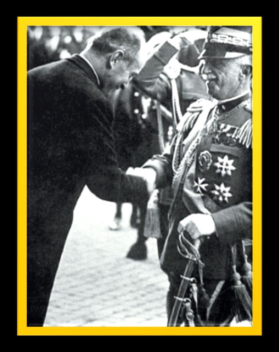 Vittorio Emanuele III non intende ostacolare Mussolini Mussolini, da oggi lei ha l incarico di formare il nuovo governo! perchè lo fece?