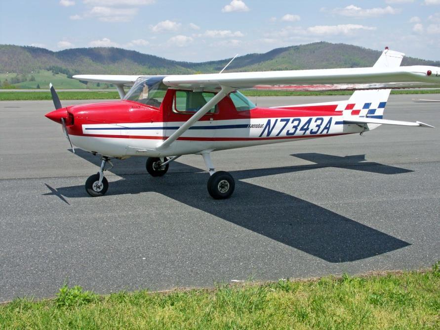 CAPITOLO III 23 In particolare si riporta un esempio pratico per un Cessna 150 Fig. 4.1: Cessna 150 Avente le seguente caratteristiche: Apertura alare "b" 33.5 ft Rapporto d'aspetto 6.