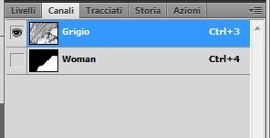 1- Selezionate Immagine>Metodo>Scala di grigio; 2- Nella finestra d'avviso selezionate "Non Unire", e in quella successiva