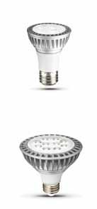 Ideali per l illuminazione generale (40 ) di ingressi, corridoi e abitazioni. Conforme ai requisiti ANSI relativi al fattore di forma per tutti i tipi di lampada PAR.