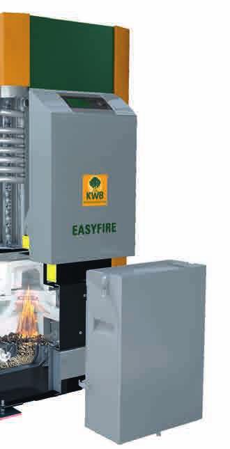 KWB Easyfire Riscaldare in modo semplice e pulito Risparmio combustibile grazie allo