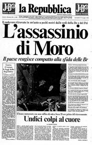 popolo durante i quali è giudicato dalle Brigate Rosse. Per le BR, Aldo Moro è il responsabile dello Stato, della repressione, della dominazione della borghesia e delle Multinazionali sugli operai.