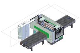 Dati tecnici Insider M Ingombri Insider M 800 Insider M 1300 X 7710 mm 7710 mm Y 3460 mm 3940 mm H 2230 mm 2230 mm Altezza del Piano di Lavoro 900 mm 900 mm Campo di lavoro Insider M 800 Insider M