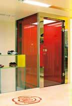 P01 P02 P03 P01. Sheet steel door with printed or transparent glass dim. 100x1200 cm.