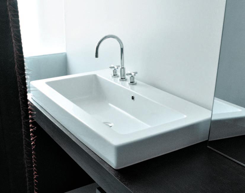 5051/INC Acquagrande 100 Lavabo 100 - incasso Panca Bridge 62 (B100AQ) Dim. Imballo 104 x 25 x 60 cm Peso 41,5 kg Pz.