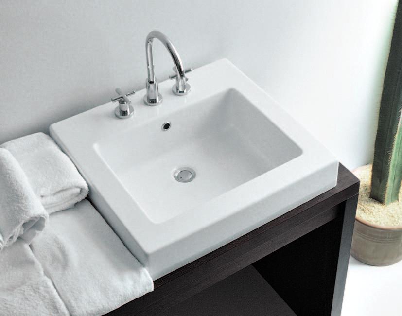 5052/INC Acquagrande 60 Lavabo 60 - incasso Panca Bridge 62 (B60AQ) Dim. Imballo 62,5 x 25 x 60 cm Peso 27,5 kg Pz.