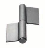 CERNIERE INOX Stainless steel hinges 60110 CERNIERA INOX A SALDARE SFILABILE D 9,2 CON ALETTA CENTRALE Accessori 60120 CERNIERA INOX A SALDARE SFILABILE D 9,2 CON ALETTA SFASATA