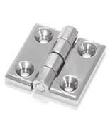 CERNIERE INOX Stainless steel hinges * * A B I I1 F H H1 60000/2L CERNIERA INOX 39X39 lucida 39 39 25 25 5,5 4 9 60000/2S CERNIERA INOX 39X39 sabbiata 39 39 25 25 5,5 4 9 60010/1L CERNIERA INOX 50x50