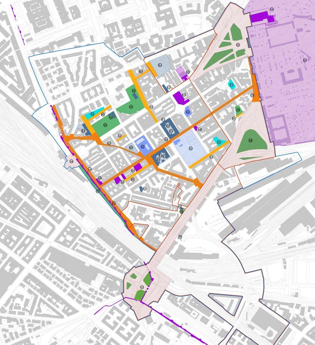 3. Linee guida per il recupero e la riqualificazione degli spazi pubblici: Riqualificazione di piazze e nodi urbani Realizzazione di percorsi