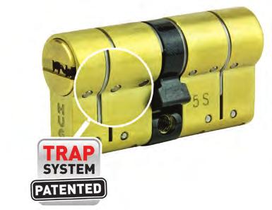90mm (0-50) OTTONE SISTEMA TRAP brevettato che include: 6 pin trappola EXTRA per una protezione al 00% da