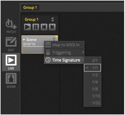 LIVE (continua) 6. SHOW* 6.1. Aggiunta di controlli alla modalità Show La modalità Show viene utilizzata per creare un'interfaccia utente personalizzata per mydmx 3.0.