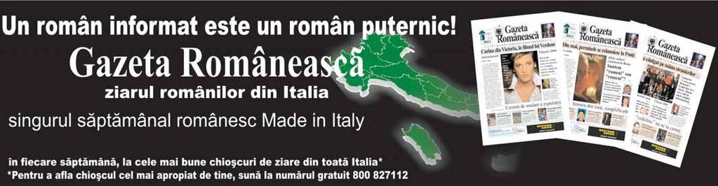 2-8 martie Gazeta Rom=neasc\ ROM+NI ~N ITALIA 19 Proiectul "Pa[te rom=nesc la Roma" Pa[tele ortodox se s\rb\tore[te `n acest an odat\ cu cel catolic.