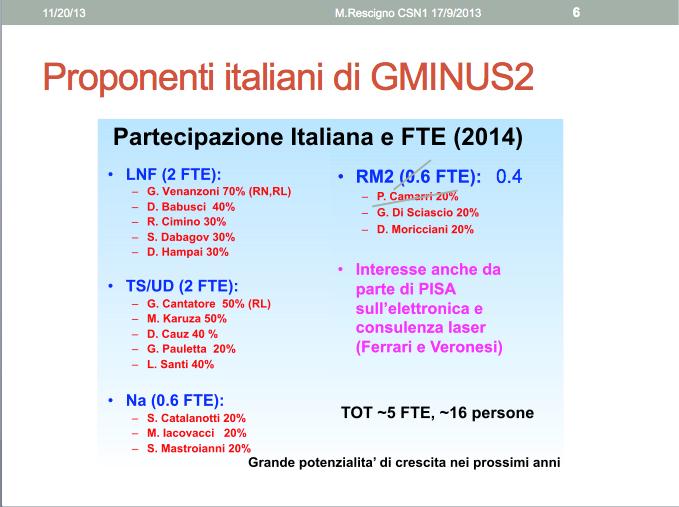 La componente italiana Consistente crescita del gruppo per il 2014: