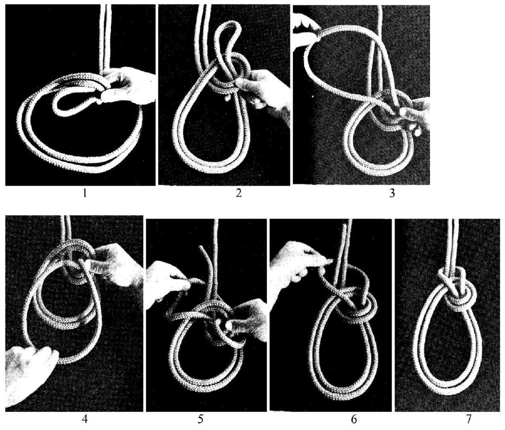 Gassa d Amante con cima doppia Applicazioni Con la gassa d amante a cima doppia è possibile ottenere una vera e propria gassa d amante, e per di più doppia, al centro di una cima anche lunghissima.