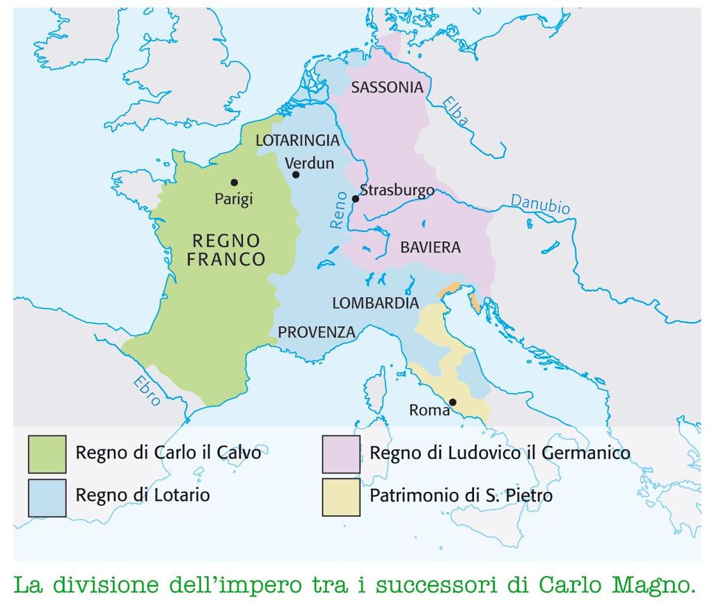 Germania: appunti di storia Con la caduta dell'impero Romano passò sotto il dominio dei Franchi che scelsero come capitale imperiale una
