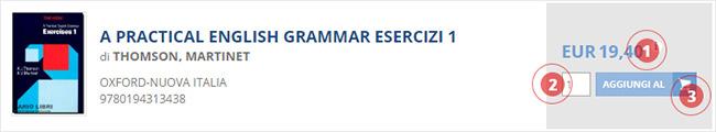 Se la ricerca estesa va a buon fine, appaiono i dati dell'articolo ricercato e un nuovo pulsante "Aggiungi alle note". Premendo sul pulsante il libro viene inserito tra le annotazioni nel carrello.