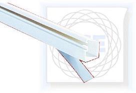 EB-CANALINE PASSACAVO E ACCESSORI MATERIALE ELETTRICO PER IMPIANTI CANALINA PORTACAVI IN PVC già predisporta con autoadesivo Canala con o senza