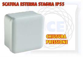 L=1MT EB204638 CASSETTA EXT+ACCESSORI46X38X18 SCATOLA ESTERNA DI DERIVAZIONE IP20 PIASTRE DI FONDO