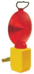 Lampade per cantieri D-solo / FLASH LED Lampada per cantieri monobatteria - Lente infrangibile D-Solo gialla monofacciale o bifacciale omologata UNI EN12352 classe L6/L7 D-Solo rossa monofacciale o